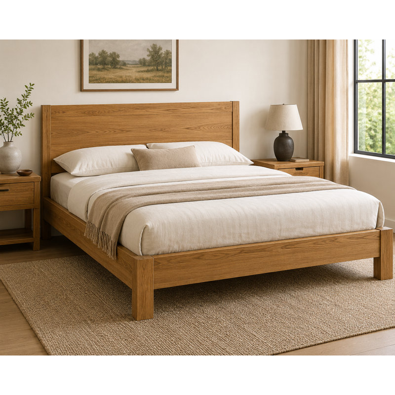 Solid Oak Platform bed