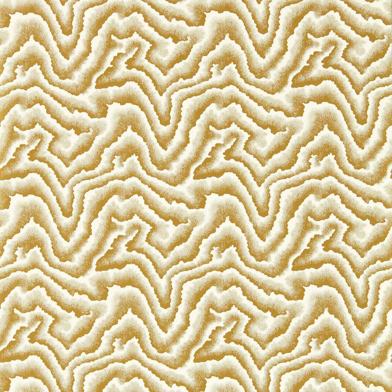 Reflect Malachite Wallpaper, Gold