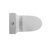 1.1/1.6 GPF Elongated Comfort Height Floor Mounted One-Piece Toilet, CUPC Certified, Watersense Cetified, Ceramic, White Color, Soft Close Seat