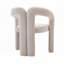 Fauteuil de cuisine en velours rembourré-2045468967