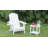 2-Piece Outdoor Lounge Chairs, Adirondack Chair With Built-In Cup Holder-1945527459