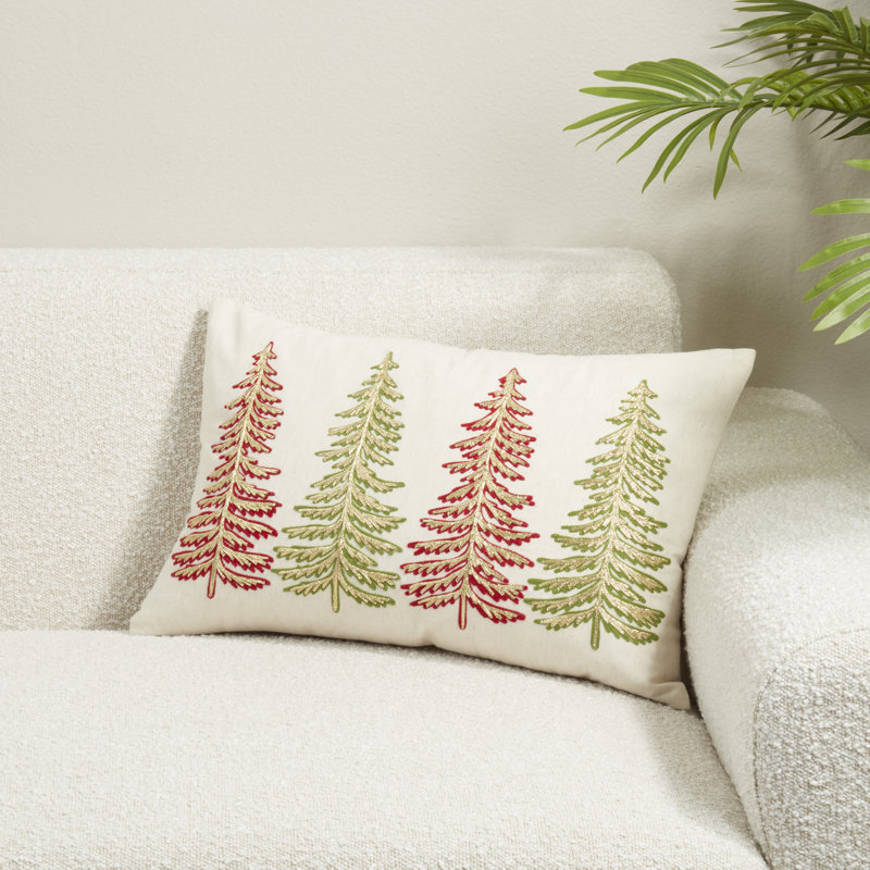Coussin Christmas Trees, Duvet de canard