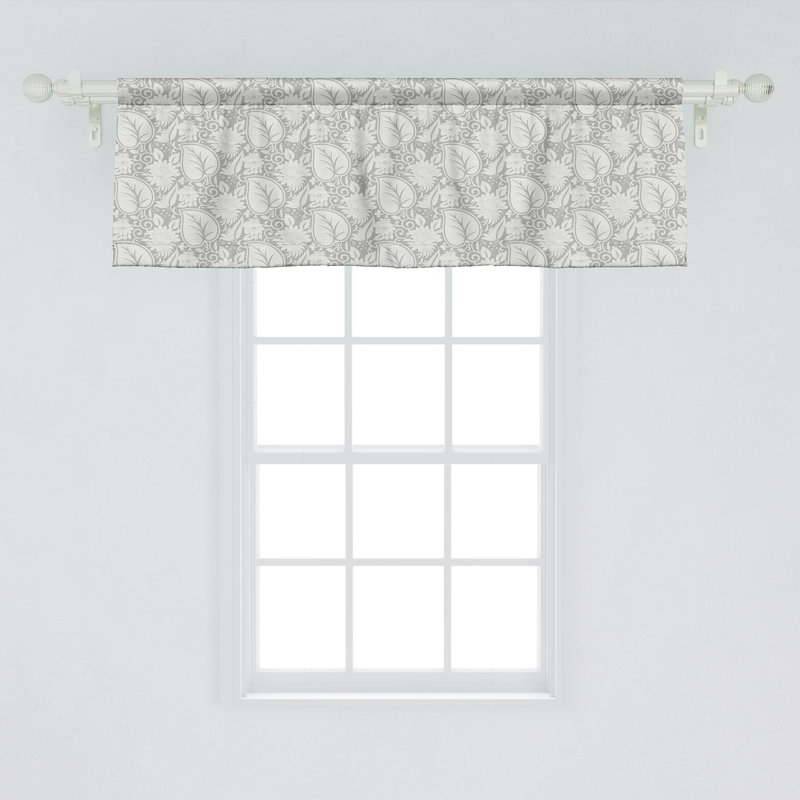 Ensemble de 2 cantonnières Ambesonne Grey, L 54 po x L 12 po