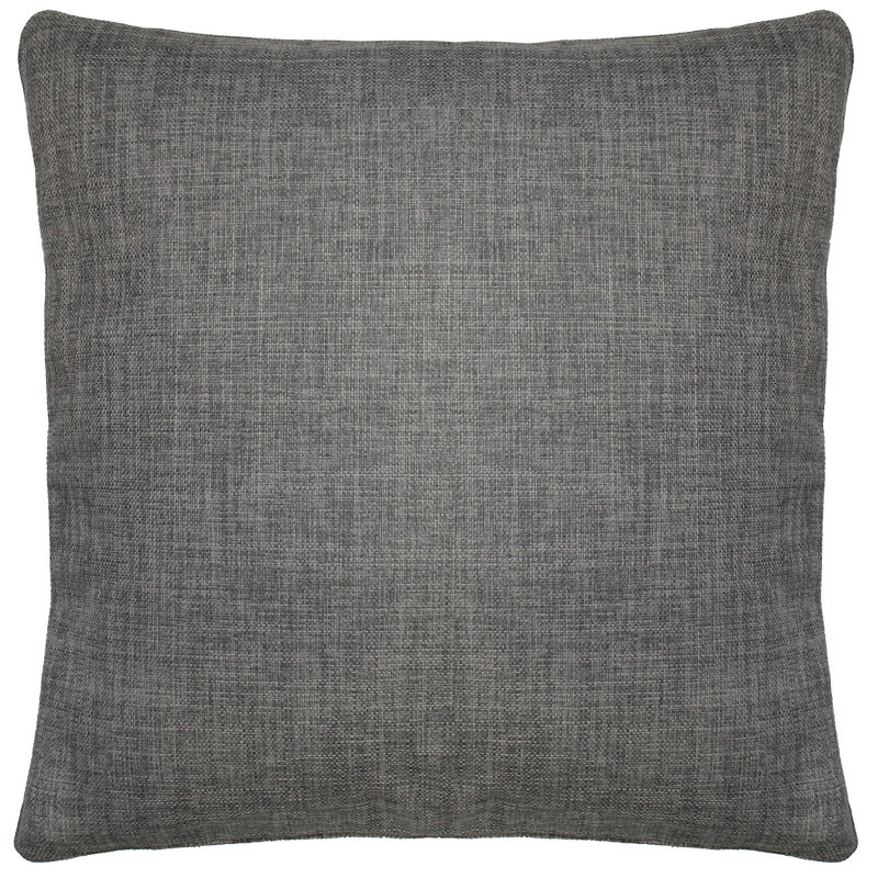 Pascal Square Throw Pillow Cover, Grey
