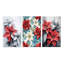 Poinsettia rouge et gris - ensemble de 3 impressions-1827985385-1827985388