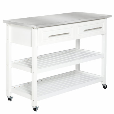 Versatile Farmhouse Kitchen Island with Multiple Functionalities for Home by Red Barrel Studio