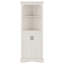Grande armoire d'angle avec portes pour le salon, la salle de bain, la salle à manger ou la cuisine, beige-1649603341