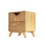 Armoire décorative sculptée à la main avec 2 tiroirs