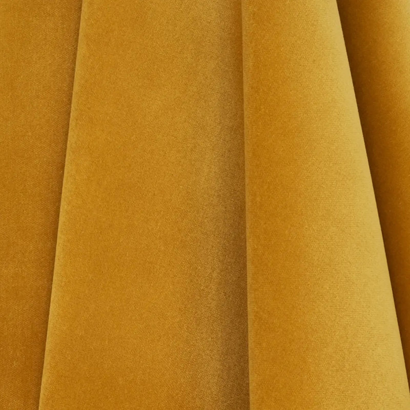 Rocky Performance Velvet Fabric, Yellow/ Orange