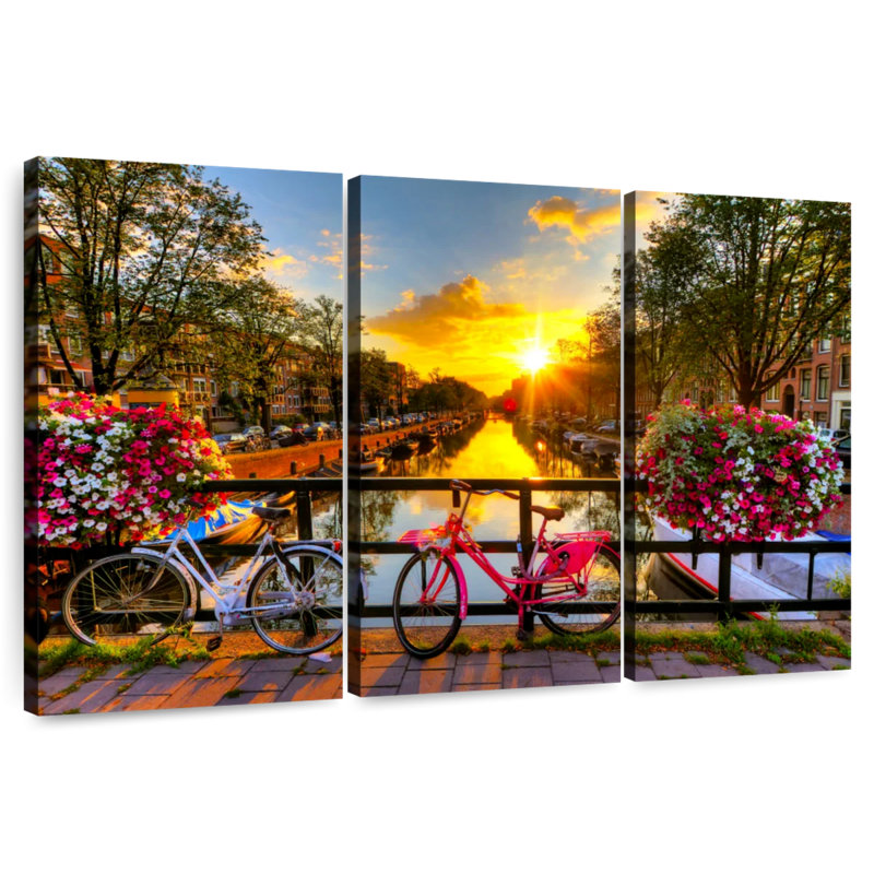 Kavia Morning In Amsterdam, 20" H x 33" W