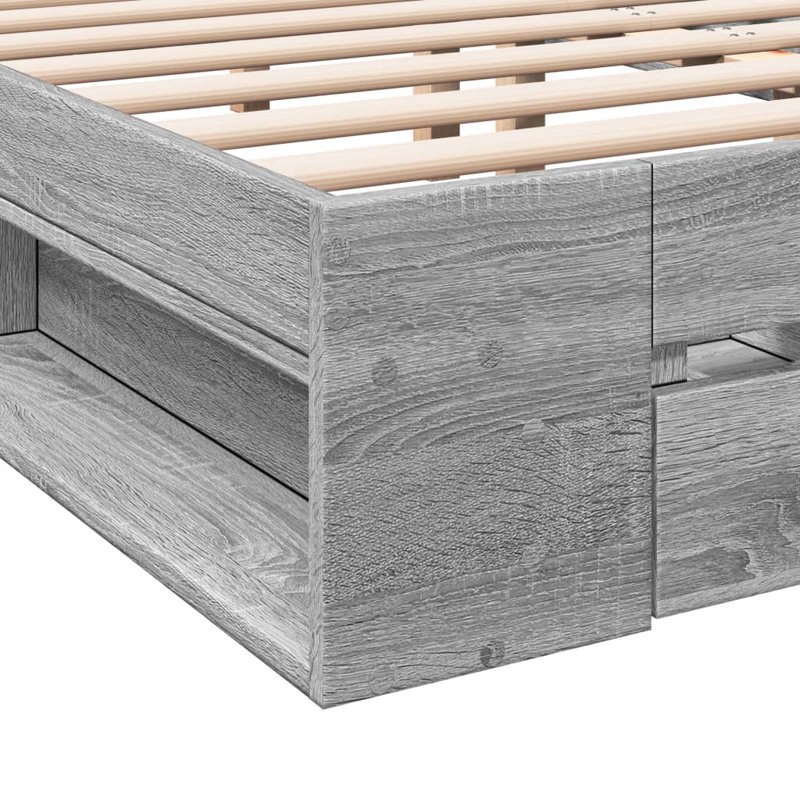 Obyrne Bed, Grey Sonoma, 135 x 190cm
