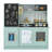 Kid’s Pretend Play Kitchen Toddler Kitchen Playset with Blackboard Gray-122872312