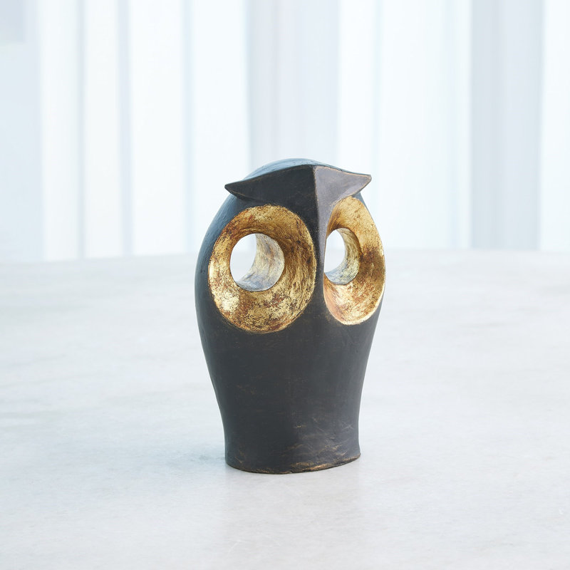 Gold Leafed Owl-Med