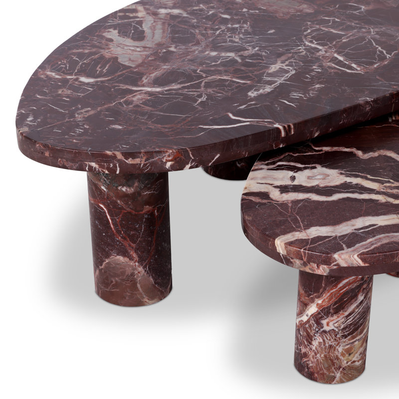 Zion Nesting Coffee Table, Merlot
