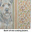 Planche à découper en verre Grifall and Tan Norfolk Terrier Heirloom Fall