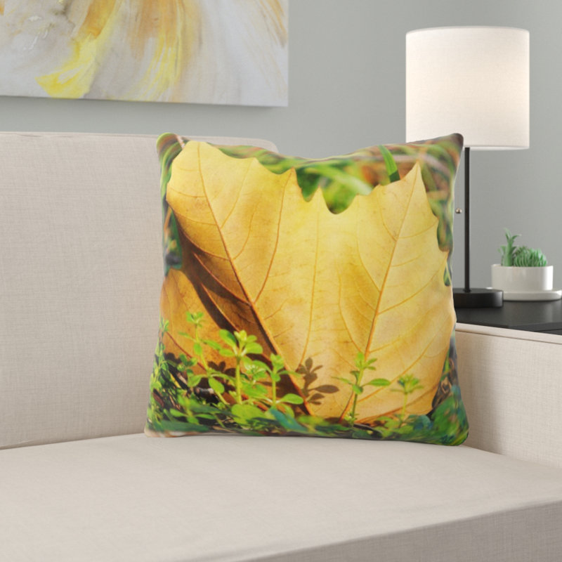 Microsuede Throw Pillow