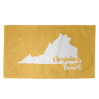 Tapis zone jaune beach Virginia