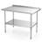 Gymax Stainless Steel L x W x 35 in. H Adjustable Work Table-63399122