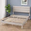 Bellay Upholstered Bed Frame with Channel Tufted Headboard-1372692133-1372692130