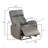 SEAN Electric Power Recliner Chair - After-Work Relaxation & Nap Time, For Home Study/Lounge, Push-Button Control & USB Port, Durable Leather-Infused Upholstery