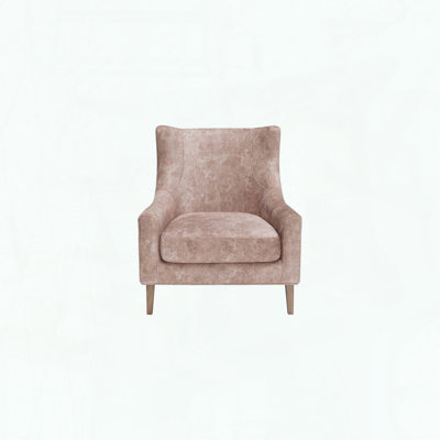 Chaise d'appoint à dossier haut avec coussin enveloppé Dacron