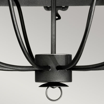 Augill 12 - Light Waggon Wheel Chandelier