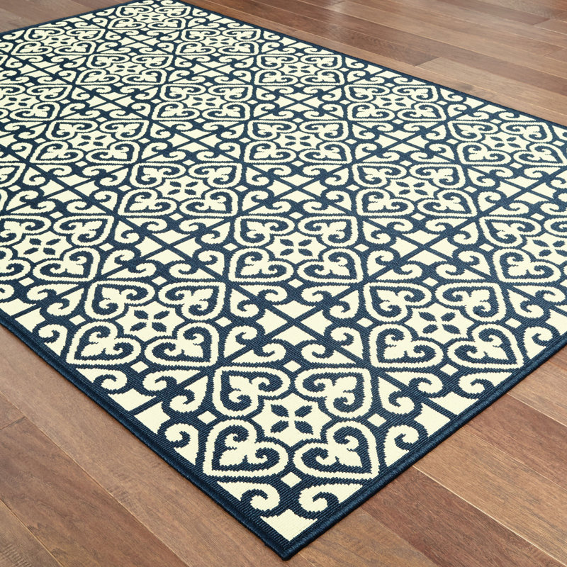 Anastasaos Moroccan Indoor / Outdoor Rug, Rectangle 5'3" x 7'6"