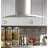 36" Island-Mount Chimney Hood