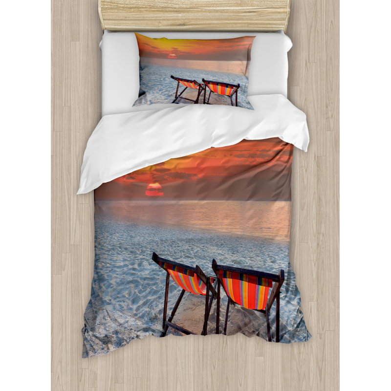 Coastal Polyester Duvet Cover