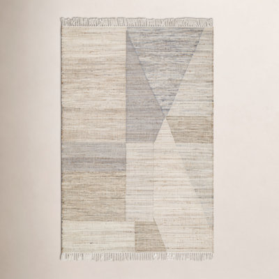 Woodcliff Hand Tufted Wool Geometric Indoor Rug