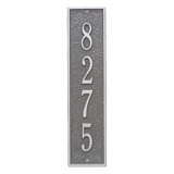 Delaware Personalized Vertical 4-Line Wall Address Plaque