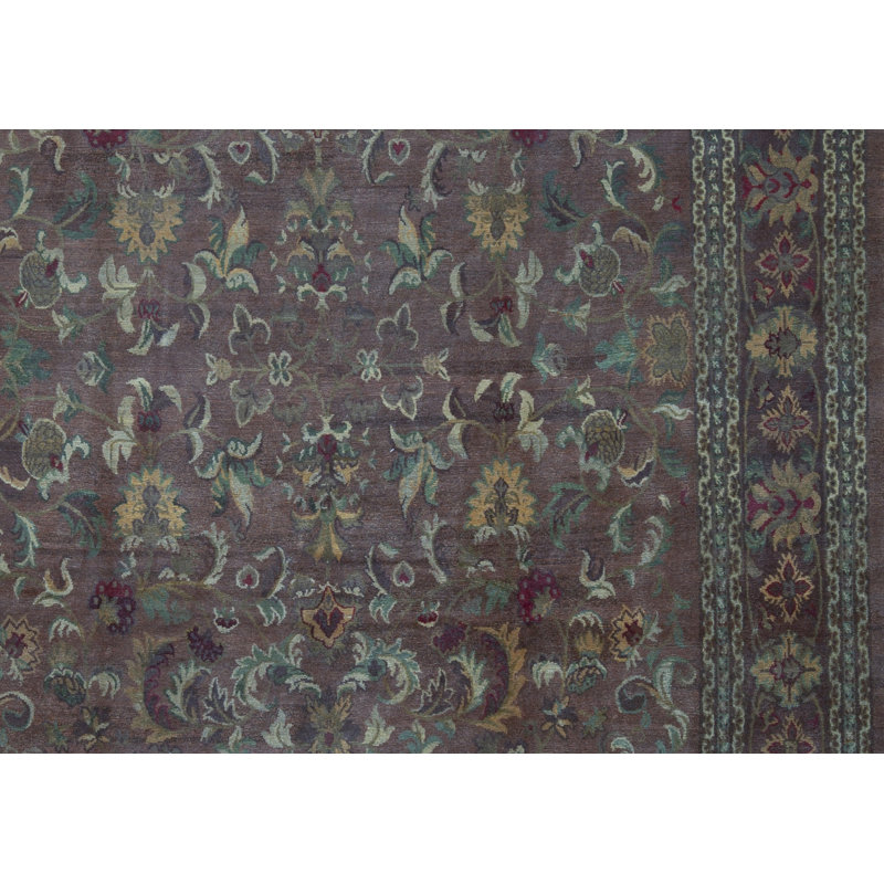 Tapis rouille de haute qualité noué à la main