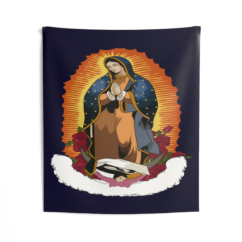 Tapisserie en polyester, H 104 po x l 88 po