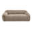 Roundhill Furniture Adell Polar Bear Faux Fur Upholstered Sofa-111995715