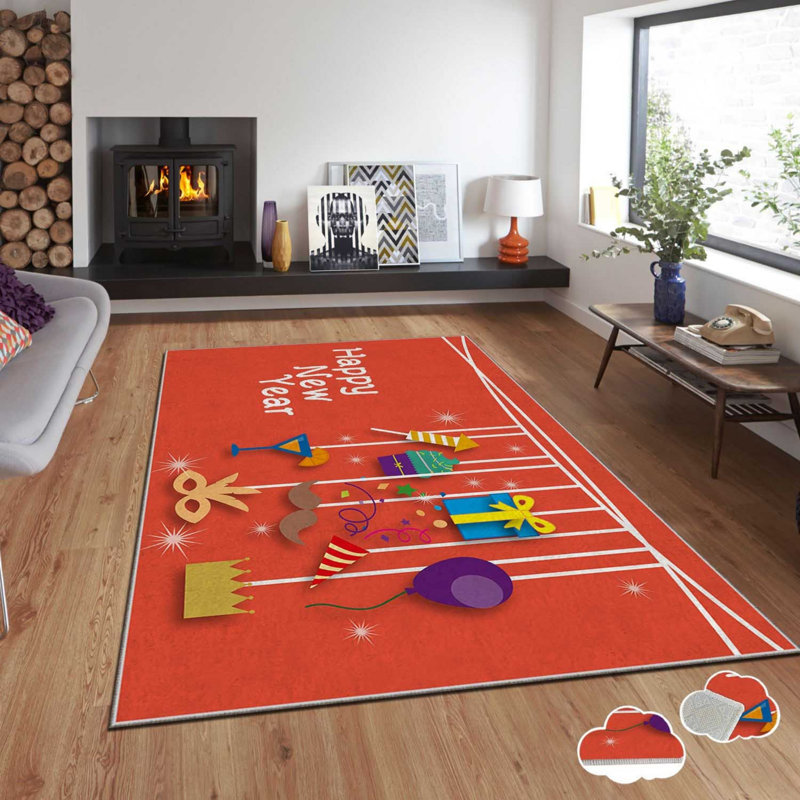 Premium Velvet Area Rug (31.5 x 55.1 inches), 100% Polyester, 740 g/m² | Non-Slip Dot Underside, Laminated Sponge for Comfort | Easy to Clean, Machine Washable at 86°F | Perfect for Home & Office Décor