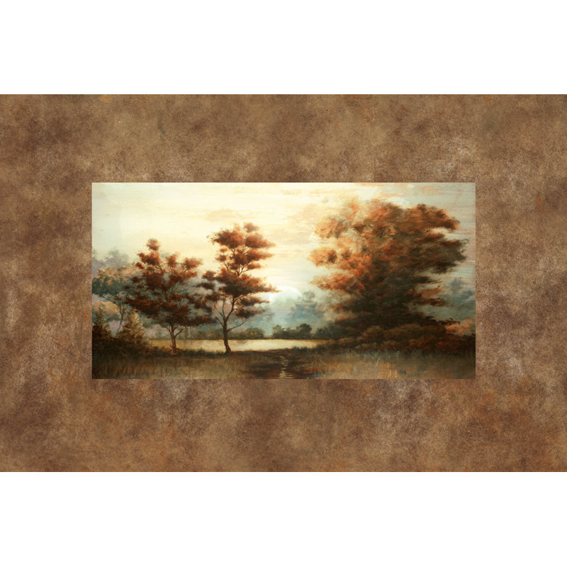 Blue Moon 2 - Wrapped Canvas Painting, 30cm H x 46cm W x 3.8cm D