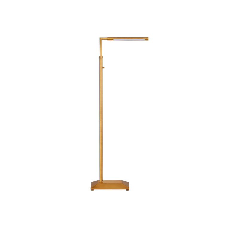 Autrand Brass Floor Lamp, Antique Brass