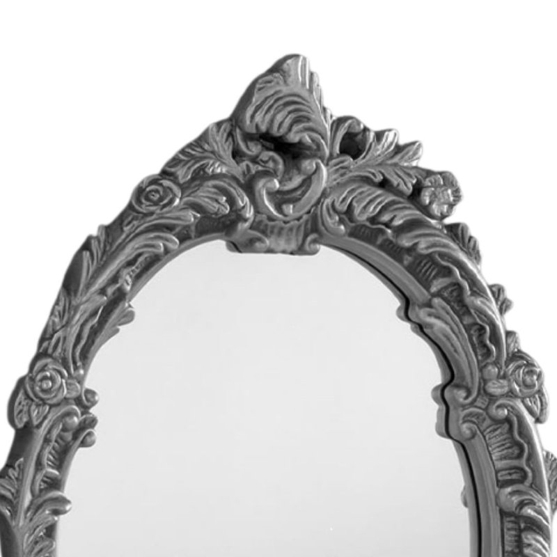 Baylor Flat Mirror, Silver
