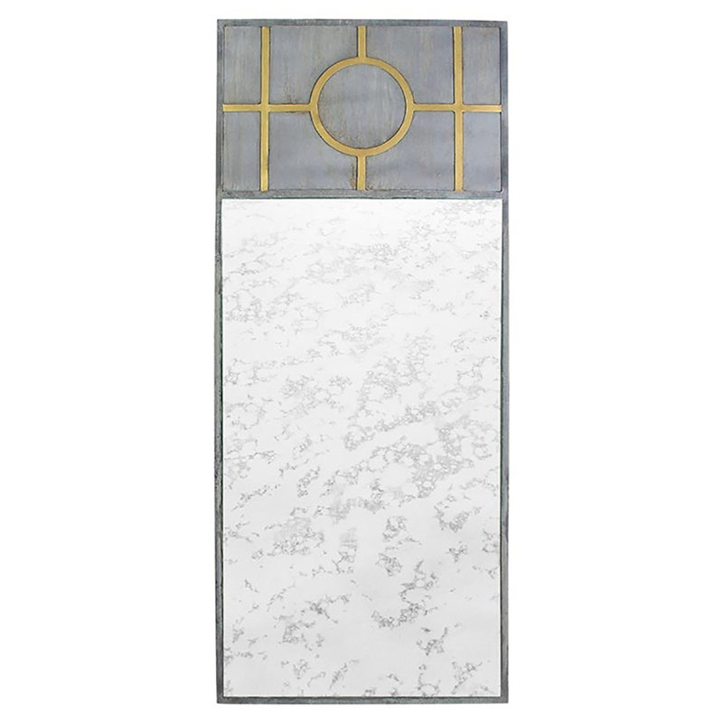 Milan Accent Mirror, 72" x 30", Antiqued Mirror