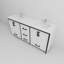 Meuble-lavabo double blanc 72 po X P 22 po D, ensemble de dessus et robinet en marbre de culture-705407617-705402236