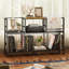 Record Player Stand with 3-Compartment Turntable Stand