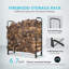 Karam Indoor Outdoor Log Rack with Cover Combo Set-51571954