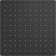 Honesty 10" Single-Function Wall or Ceiling-Mount Square Rainhead, Square Rain Showerhead 1.75 GPM