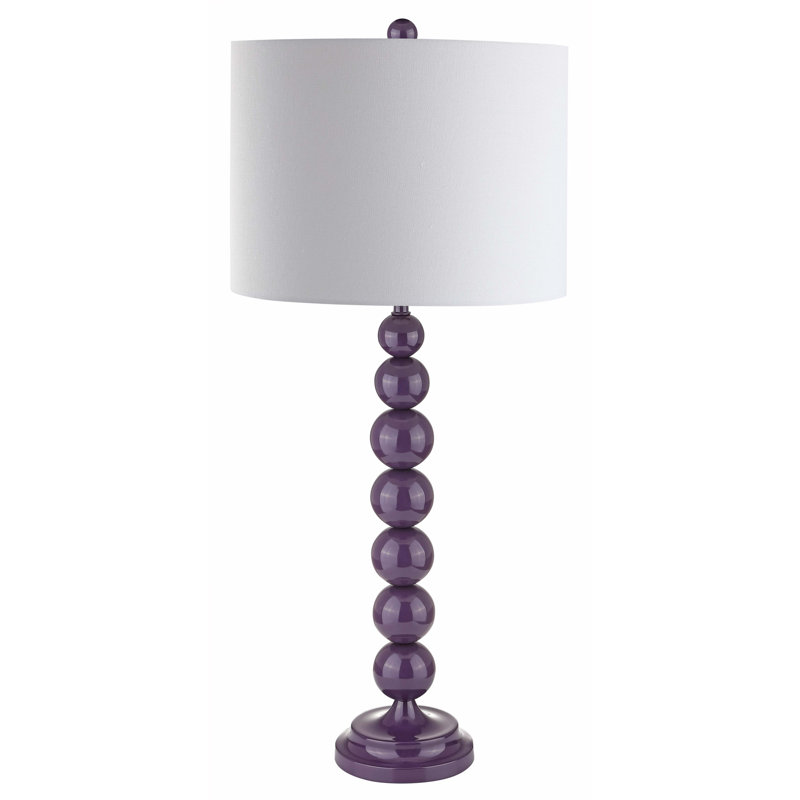 Rimini Metal Table Lamp, Purple
