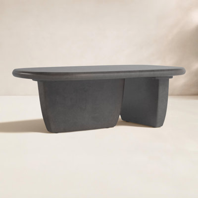 Barkett Oval Outdoor Coffee Table , 46 " W 28 " D