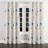 Abstract Velvet Curtains - Contemporary Boho Blue And Pink Boho Petals Grommet Curtain - 1 Panel-147499230-147499228