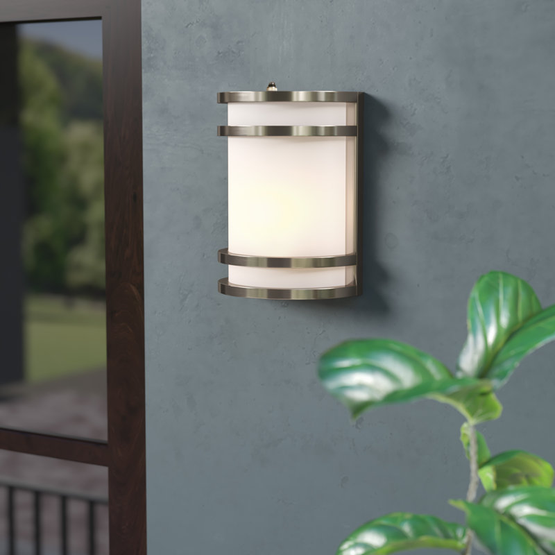 Janicki Wall Light, No, Stainless Steel