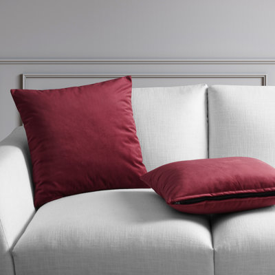 Heritage Plush Velvet Throw Pillow Covers - Decorative Pillow Covers