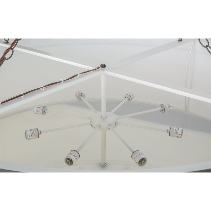 Lustre cylindrique unique à 8 lumières Gagloria