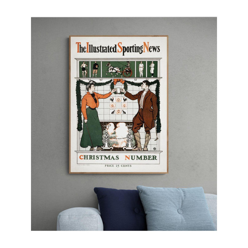 The Illustrated Sporting News by Edward Penfield - No Frame Art Prints, 30" H x 21" W